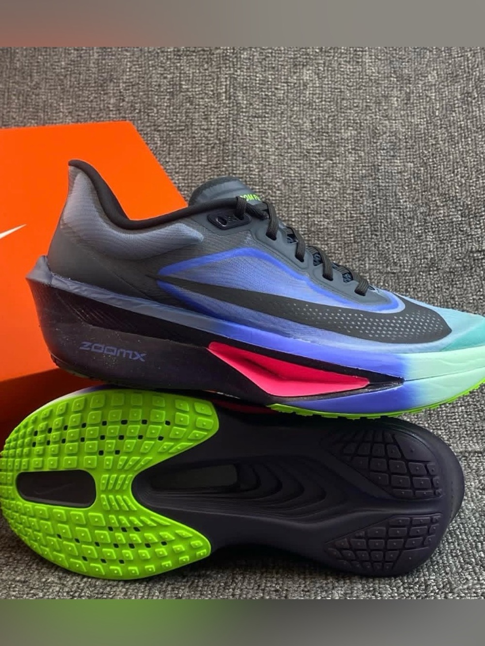 Nike Zoom Fly 6 💅 Glam Dark Obsidian Emerald Racing Running Wmns 7 8 IO9566-400